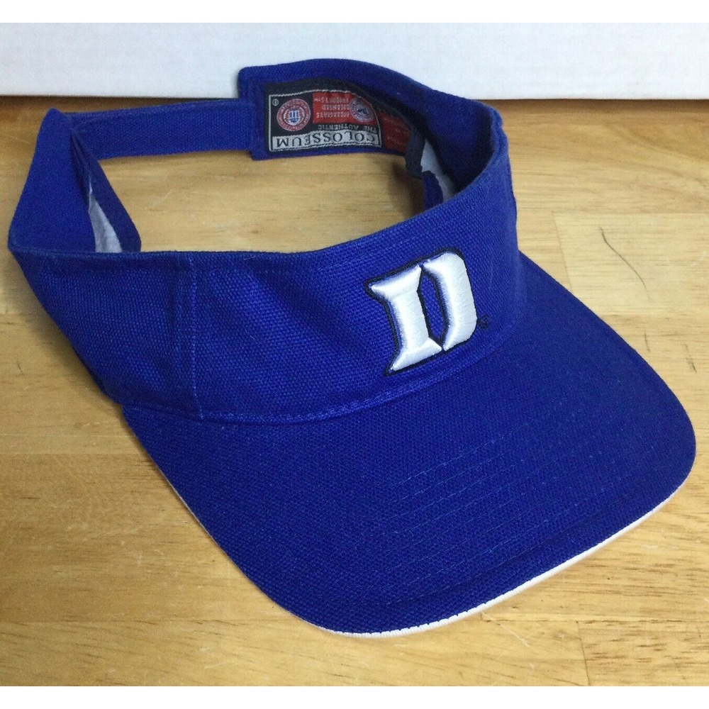 Duke Blue Devils NCAA Colosseum Sun Visor Strap Back Sports Athletic Hat Cap
